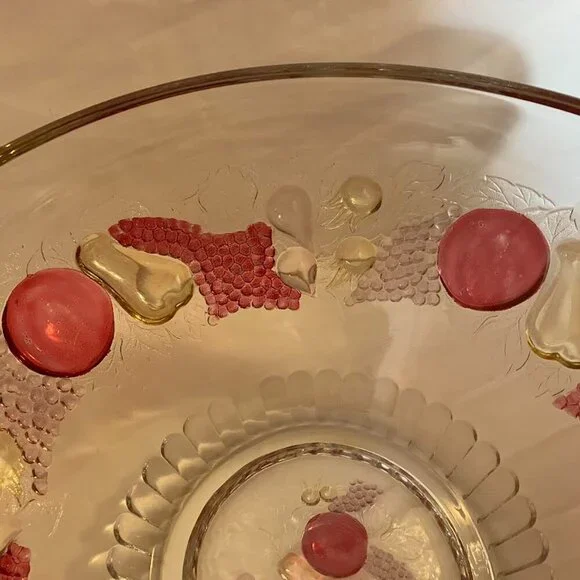 Westmoreland Glass Della Robbia Fruit Bowl Vintage EUC - Picture 10 of 14
